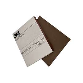 3M 02432 Sanding Sheet, Cloth Backing, Aluminum Oxide, Black