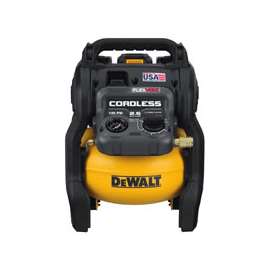 DeWALT DCC2560T1 Cordless Air Compressor Kit, 2.5 gal Tank, 60 V, 1-Stage, Steel