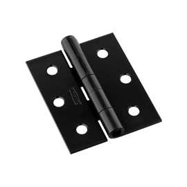 National Hardware N236-036 Barrel Door Hinge, Steel, Black