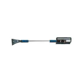Subzero 80037 Quick Lock Pivoting Snow Broom With Ice Scrapper, 9 in L EVA Foam, 39 in L