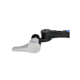 Perfect Fit Universal Tank Lever, Metal, Chrome, For Use With Front, Side, Angle or Right Mount