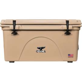 ORCA ORCT075 Cooler, 75 qt Capacity, Tan, Up to 10 days Ice Retention