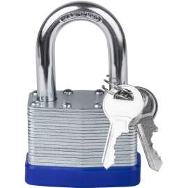 Dorlok Padlock with Key for Outdoor Use, Shackle Lock with 2 Keys, 1.6-inch, (Pack of 1 Lock and 2 Keys)