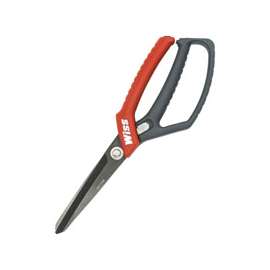 Wiss W11TM Single Ring All-Purpose Shear, 4 in Stainless Steel Serrated Blade, Plain Handle, 11 in L