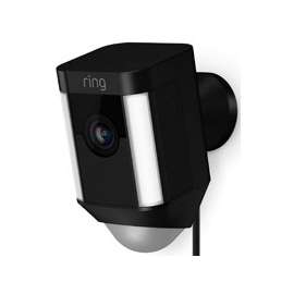 Ring 8SH1P7-BEN0 Wireless Spotlight Security Camera, 20 - 30 m Indoor, 150 m Outdoor, 1920 x 1080 p, IP66, Plastic