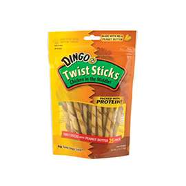 Dingo DN-15124 Dog Treats, Peanut Butter