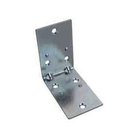ProSource Double Wide Corner Brace, 2-1/2 In L 2 Mm Thick, Steel, Zinc Plated