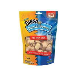 Dingo P-26016 Dog Dental Treats, Chicken 9 oz