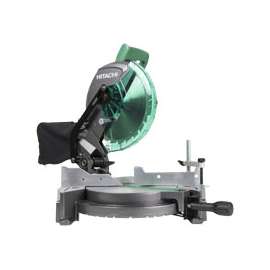 HITACHI C10FCG Compound Miter Saw, 52 deg Miter, 15 A, 5000 rpm, 10 in Dia, 6 ft L Cord, 21-15/32 in H x 18-1/8 in W