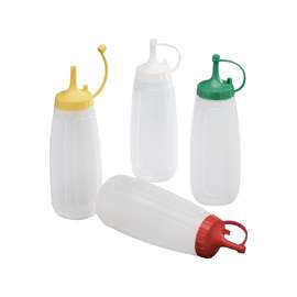 Arrow Plastic 6602 Mustard Dispenser, 13 oz Capacity, Plastic, Yellow