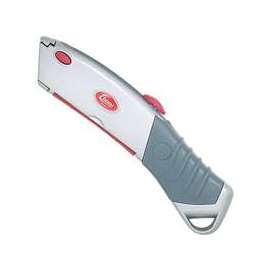Clauss 18038 Utility Knife, Ergonomic Gray/Red Handle