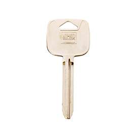 Hy-Ko 11010TR47 Key Blank, Brass, Nickel Plated