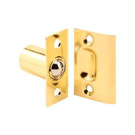Prime-Line U9132 Adjustable, Magnetic Ball Bullet Catch and Strike, Brass