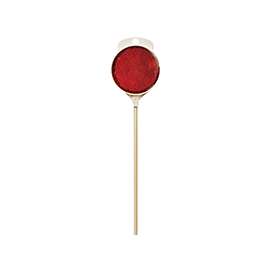 HY-KO DM300R36 Driveway Marker, Fiberglass Post, Red Reflector