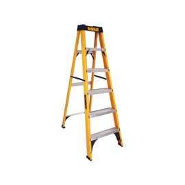 DeWALT by Louisville DXL3110-06 Step Ladder, 250 lb Weight Capacity, 5-Step, Fiberglass