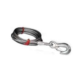 BARON 59386 Winch Cable, 3/16 in Dia, 25 ft L, Galvanized Steel