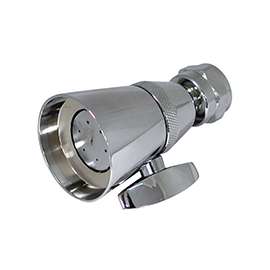 Danco 80768 Shower Head, 1/2 in IPS, Brass, Chrome
