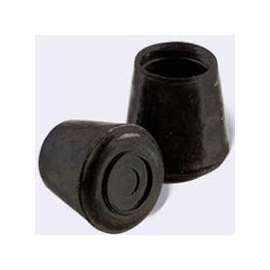 Shepherd Hardware 9763 Furniture Leg Tip, Round, Rubber, Black