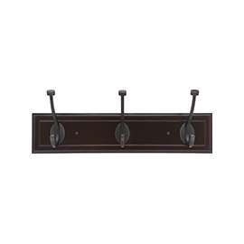 Amerock H55656MORB Hook Rack, 3-Hook, Oil-Rubbed Bronze