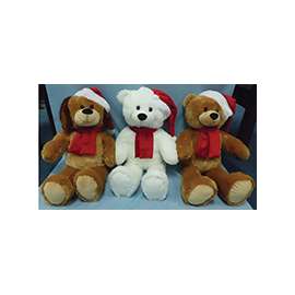 Hometown Holidays Christmas Bear, Assorted, 30 In H
