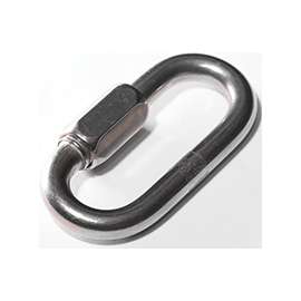 BARON 7350T-5/16 Quick Link, 1540 lb Weight Capacity, Steel, Zinc