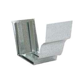 Amerimax 29209 Gutter Connector, 5 in Gutter, K-Style Gutter, Galvanized Steel