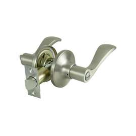ProSource Privacy Naples Leverset, Left Hand/Right Hand Grip, Satin Nickel (Us15)