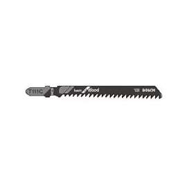 Bosch T111C Jig Saw Blade, HCS, Metallic