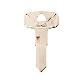 Hy-Ko 11010YH38 Key Blank, Brass, Nickel Plated