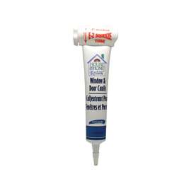 Red Devil 0848 Window and Door Caulk, White, 5 fl-oz Squeeze Tube