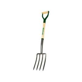 Landscapers Select Garden Spading Fork, 30 In L Wood/Steel D-Grip Handle, 4 Pieces