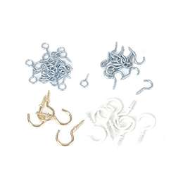 Prosource Assortment Cup Hook Set, 55 Pieces