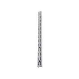 Knape & Vogt 82 TI 39 Double Slot Shelf Standard, 450 lb Weight Capacity, Wall Mounting, 14 ga, Steel