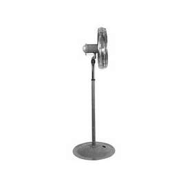 Unassembled Circulators, Stationary, Pedestal, 24 in, 1/4 hp, 2-Speed, Gray