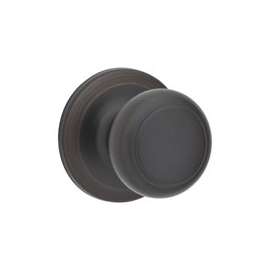 Kwikset 200CV 11P RCAL RC Door Knob, 2-1/4 in Strike, 1-3/8 to 1-3/4 in Thick Door, Venetian Bronze