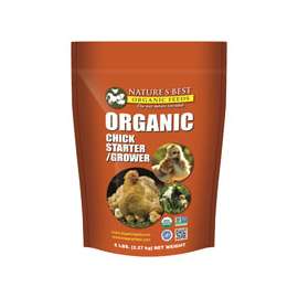 Nature's Best Organic Feeds SP512C Organic Chick Starter Grower Feed, 5 lb Bag