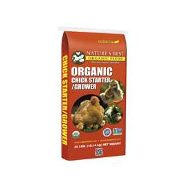 Nature's Best Organic Feeds 4BM0512C Organic Chick Starter Grower Feed, 40 lb Bag