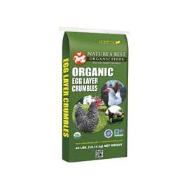 Nature's Best Organic Feeds 4BM0650C Organic Egg Layer Crumble, 40 lb Bag