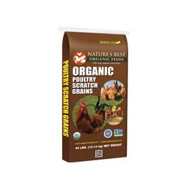Nature's Best Organic Feeds 4BM0991 Organic Poultry Scratch Grain, 40 lb Bag