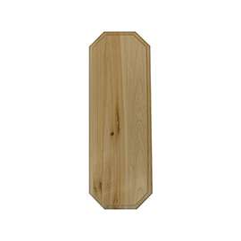 HY-KO AK-300 Address Plaque, Rectangular, Natural Cedar