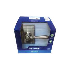 Schlage Birmingham F40VBIR619ADD Privacy Lever, Satin Nickel