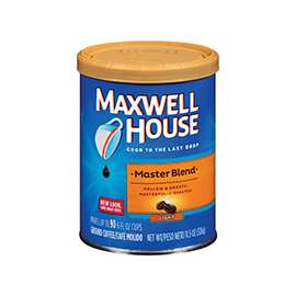 Maxwell House 4453312 Master Blend Coffee, 11.5 oz