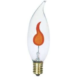 3W CLR Flick Flam Bulb