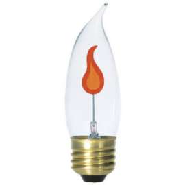 3W CLR Flick Flam Bulb