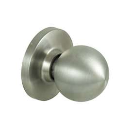 ProSource Dummy Knobset, 2-3/8 - 2-3/4 In, Guard Bolt Fasteners, Metal, Stainless Steel, 2 Grade