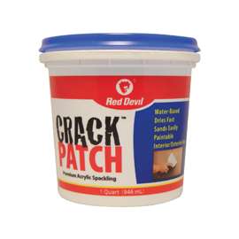Red Devil 0804 Spackling Paste White, 1 qt Tub