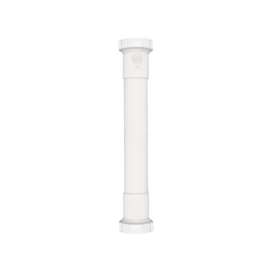 Plumb Pak PP55-2W Extension Tube, 1-1/2 in Slip Joint, 6 in L, White