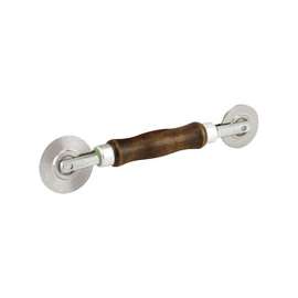 Prime-Line Concave Edge Rolling Tool, 3-1/6 in W, 2 in Dia Plastic Roller, Wood Handle