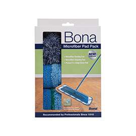 Bona AX0003496 Cleaning and Dusting Pad Pack, 15 in L, 4 in W