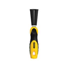 STANLEY 22-311 Interchangeable File Handle, 4-1/2 in L, Rubber, Black/Yellow